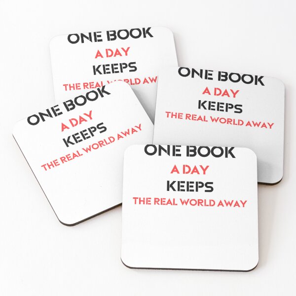 Item preview, A book a day keeps reality away, one book a day keeps the real world away designed and sold by Moris3k.