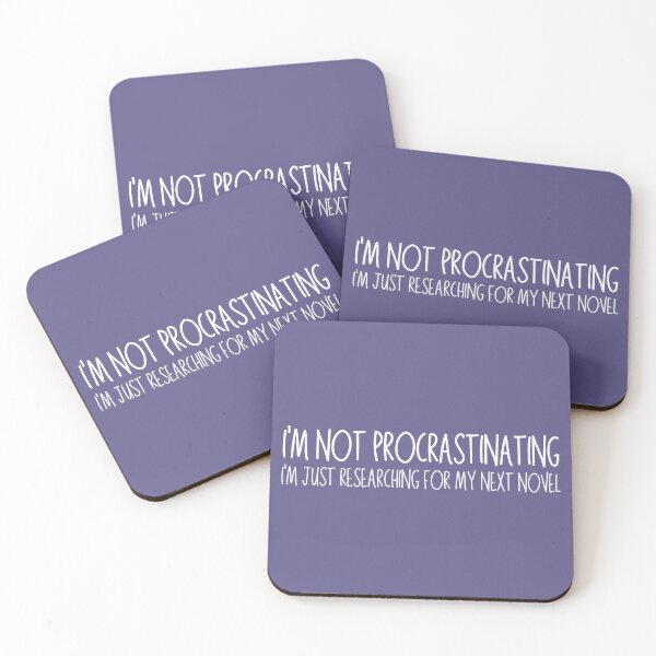 Item preview, I'm Not Procrastinating - Neurodivergent Author - White Text designed and sold by BookishNookish.