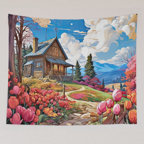 Item preview, Little house on the prairie, tulip fields designed and sold by iguananick.
