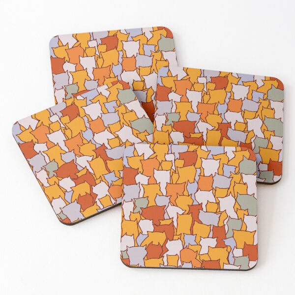 Item preview, Copy of cat outline in sunny colors designed and sold by Atelier Eyeling.