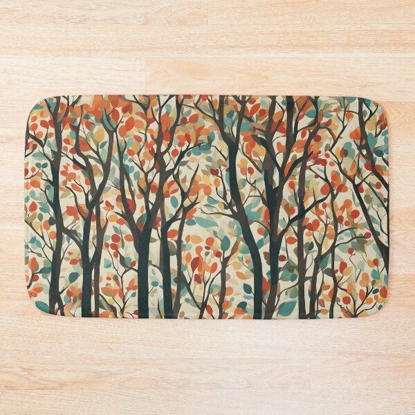 Item preview, Bold Colorful Autumn Trees Pattern designed and sold by RandomJunction.