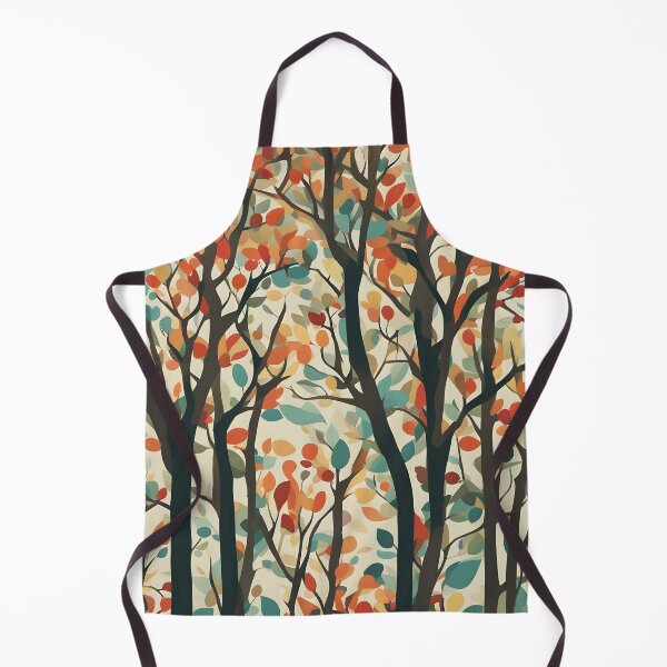 Item preview, Bold Colorful Autumn Trees Pattern designed and sold by RandomJunction.