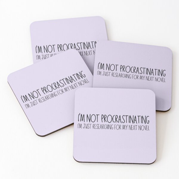 Item preview, I'm Not Procrastinating - Neurodivergent Author - Black Text designed and sold by BookishNookish.