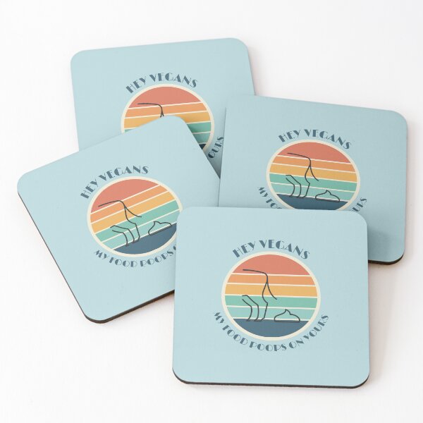 Item preview, Hey Vegans My Food Poops On Yours designed and sold by Wordsmith-Wear.
