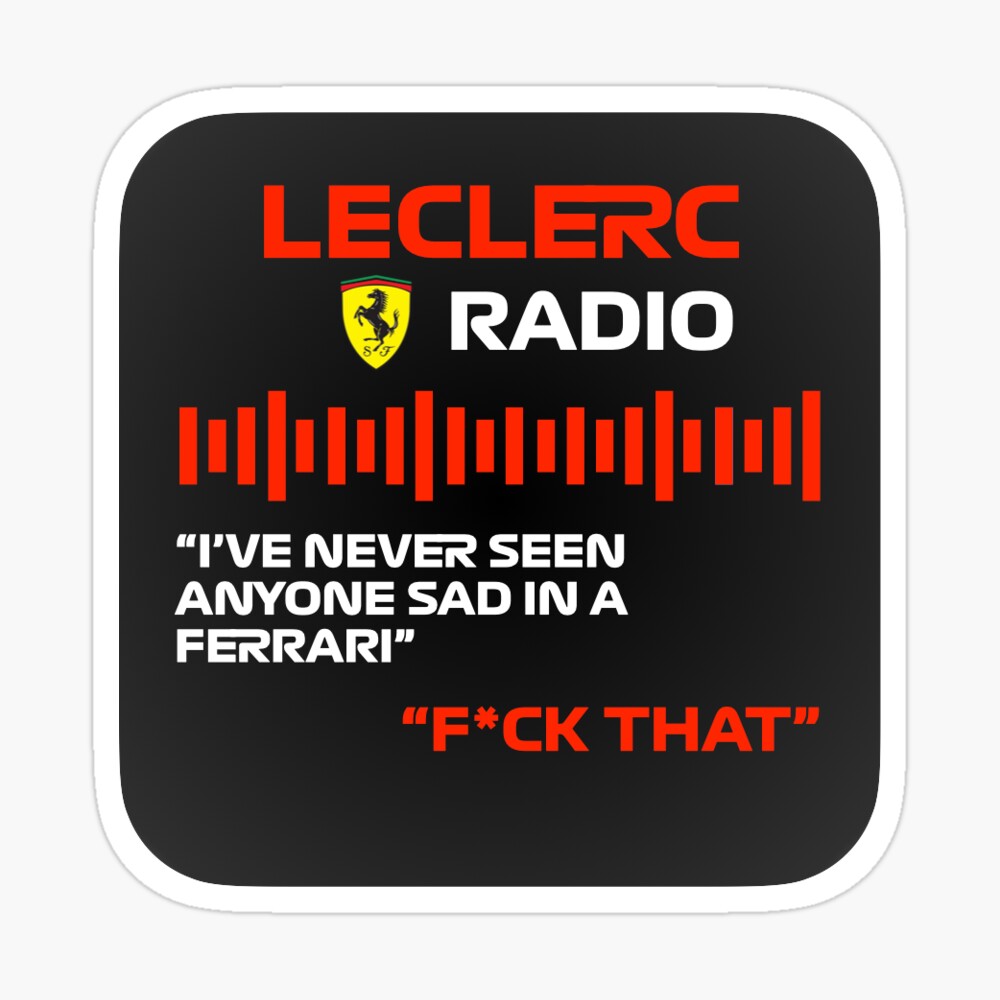 LECLERC formula 1, fictional RADIO/