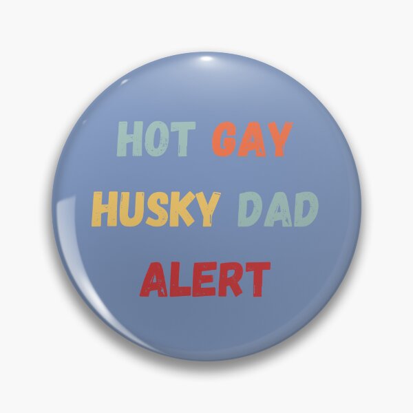 Item preview, Gay Husky Dad Alert designed and sold by queertees4all.