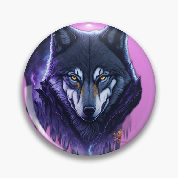 Item preview, Sinister Wolf (Pink) designed and sold by AmaziaCo.