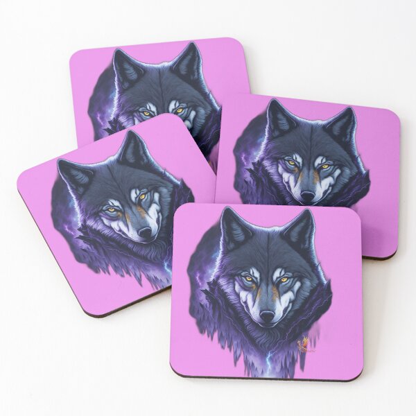 Item preview, Sinister Wolf (Pink) designed and sold by AmaziaCo.
