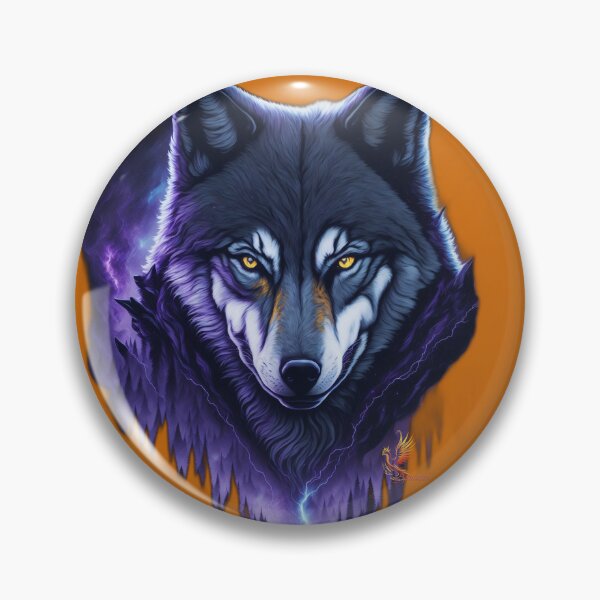 Item preview, Sinister Wolf (Orange) designed and sold by AmaziaCo.