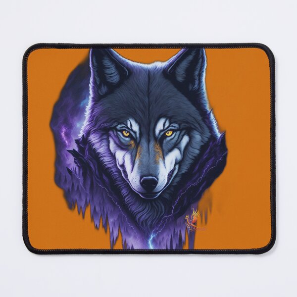 Item preview, Sinister Wolf (Orange) designed and sold by AmaziaCo.