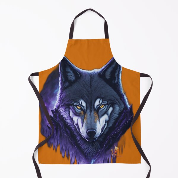 Item preview, Sinister Wolf (Orange) designed and sold by AmaziaCo.