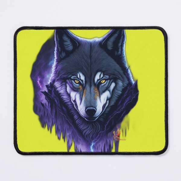 Item preview, Sinister Wolf (Yellow) designed and sold by AmaziaCo.