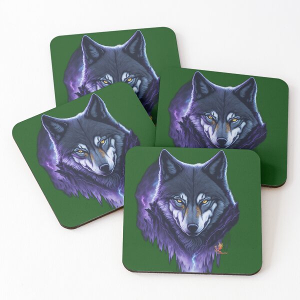 Item preview, Sinister Wolf (Dark Green) designed and sold by AmaziaCo.
