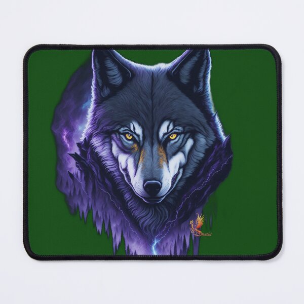 Item preview, Sinister Wolf (Dark Green) designed and sold by AmaziaCo.