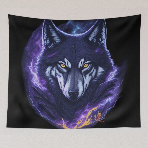 Item preview, Evil Genius Wolf (Black) designed and sold by AmaziaCo.