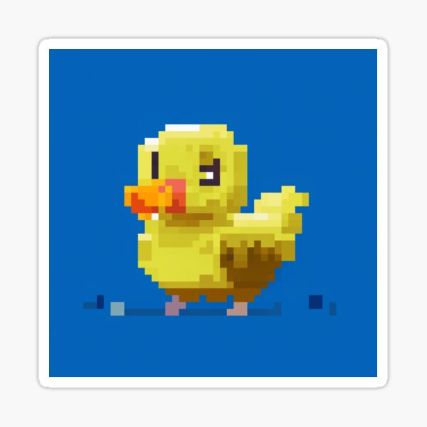 Vista previa del artículo con la obra «patito feo», diseñado y vendido por PIXELS   ART.