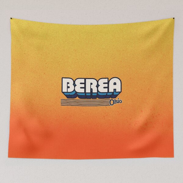 Item preview, Berea, Ohio | Retro Stripes designed and sold by retroready.