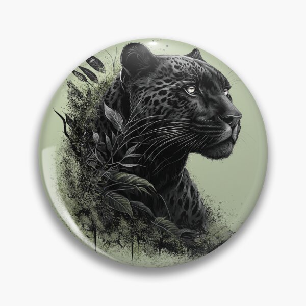 Item preview, Black Panther Wild Cat - Animal Lovers Gift designed and sold by InkyGenies.
