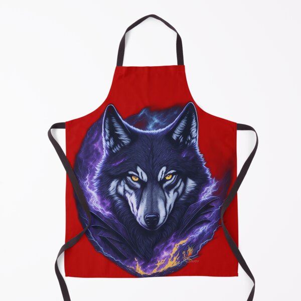 Item preview, Evil Genius Wolf (Red) designed and sold by AmaziaCo.