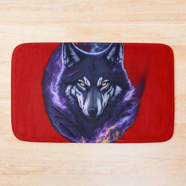 Item preview, Evil Genius Wolf (Red) designed and sold by AmaziaCo.