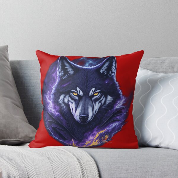 Item preview, Evil Genius Wolf (Red) designed and sold by AmaziaCo.