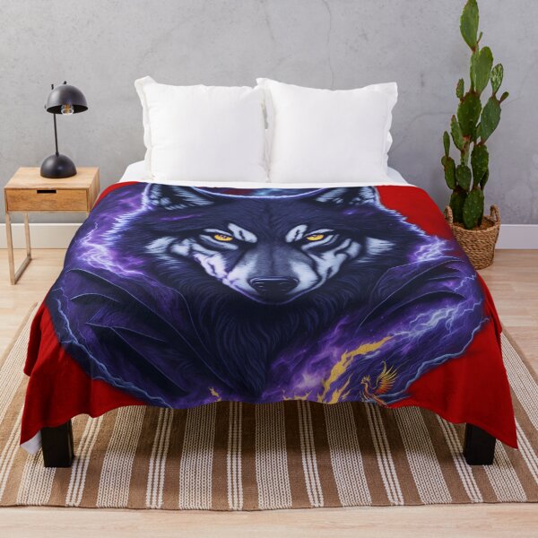 Item preview, Evil Genius Wolf (Red) designed and sold by AmaziaCo.