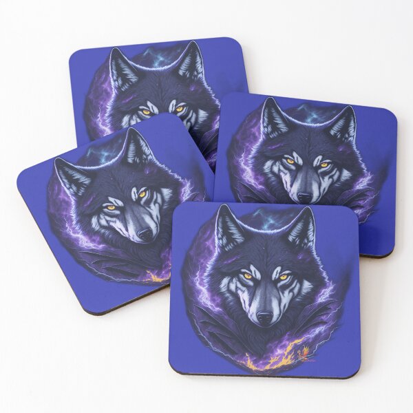 Item preview, Evil Genius Wolf (Blue) designed and sold by AmaziaCo.