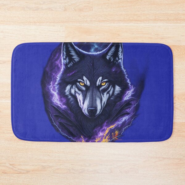 Item preview, Evil Genius Wolf (Blue) designed and sold by AmaziaCo.