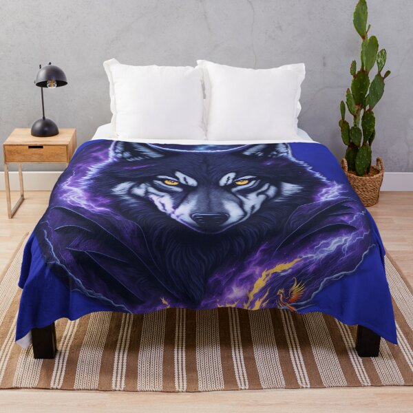 Item preview, Evil Genius Wolf (Blue) designed and sold by AmaziaCo.