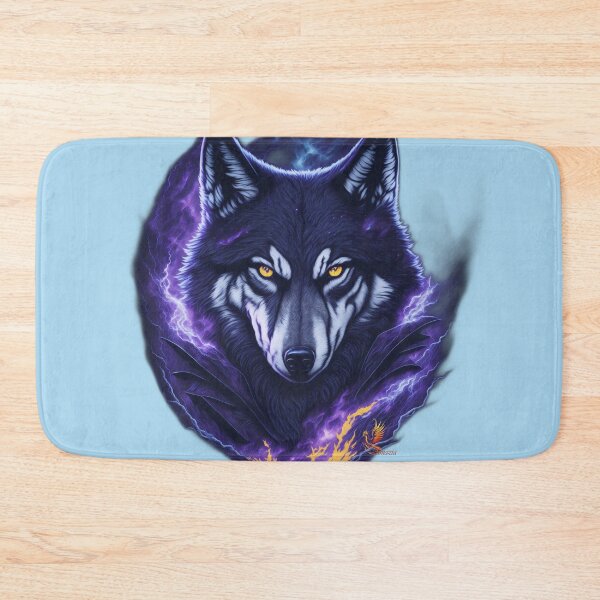 Item preview, Evil Genius Wolf (Light Blue) designed and sold by AmaziaCo.