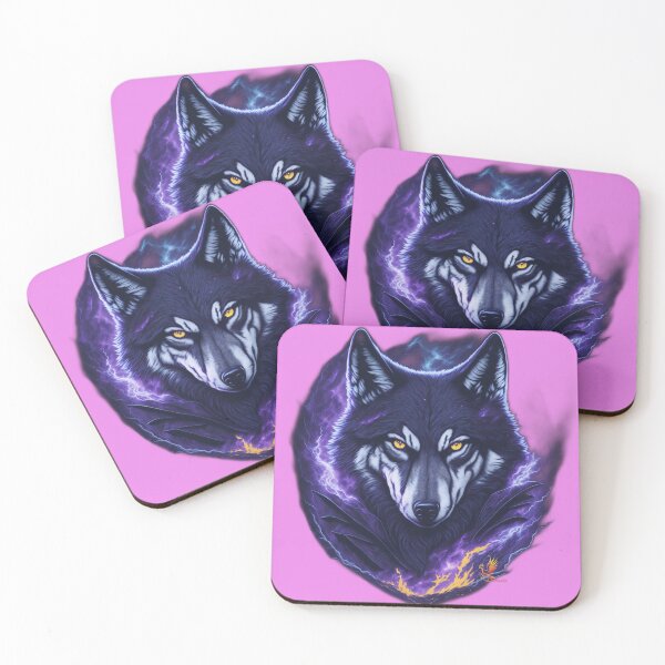 Item preview, Evil Genius Wolf (Pink) designed and sold by AmaziaCo.