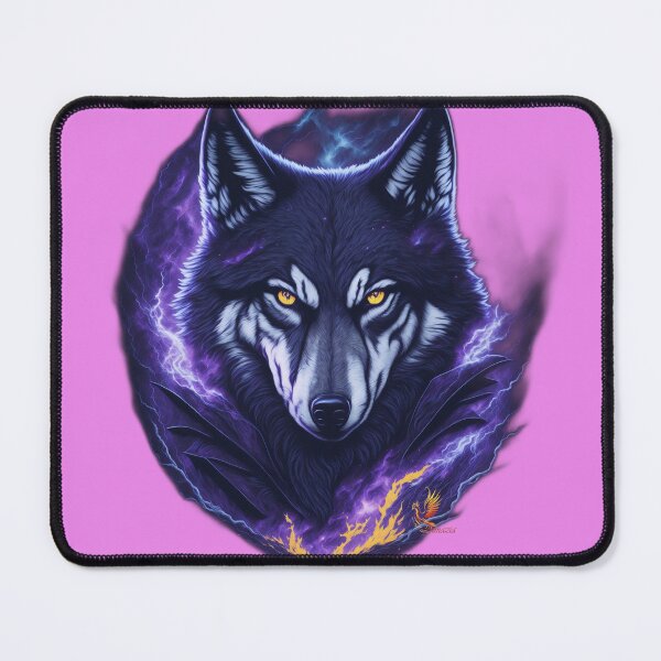 Item preview, Evil Genius Wolf (Pink) designed and sold by AmaziaCo.