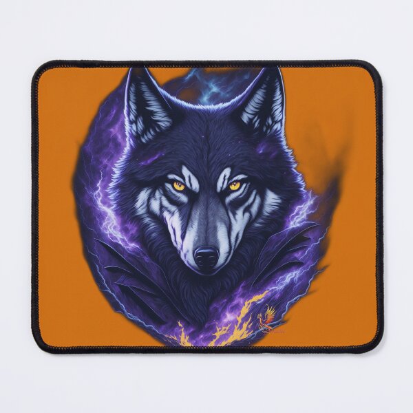 Item preview, Evil Genius Wolf (Orange) designed and sold by AmaziaCo.