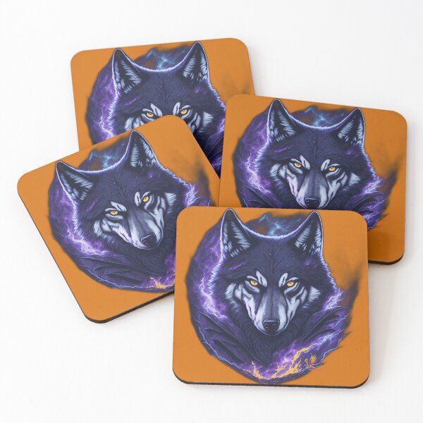 Item preview, Evil Genius Wolf (Orange) designed and sold by AmaziaCo.