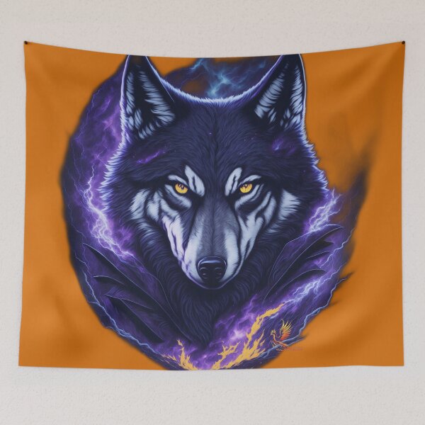 Item preview, Evil Genius Wolf (Orange) designed and sold by AmaziaCo.