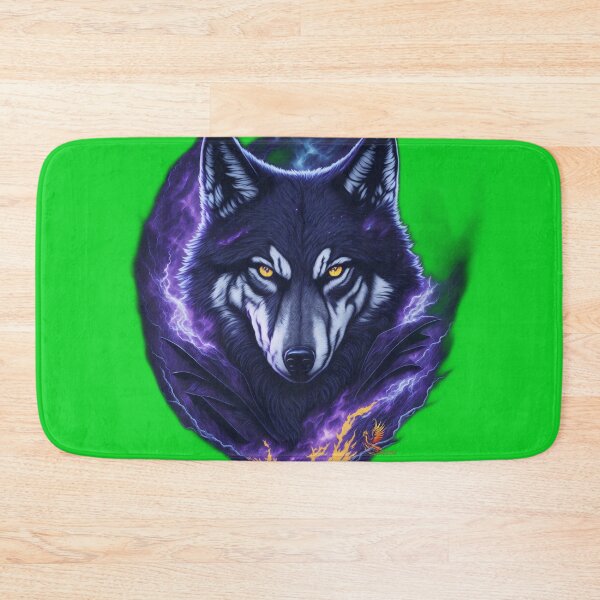 Item preview, Evil Genius Wolf (Green) designed and sold by AmaziaCo.