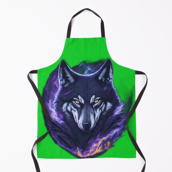 Item preview, Evil Genius Wolf (Green) designed and sold by AmaziaCo.