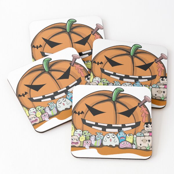 Item preview, Halloween pumpkins and ghosts designed and sold by anurak2516.