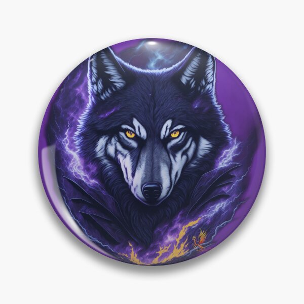 Item preview, Evil Genius Wolf (Purple) designed and sold by AmaziaCo.