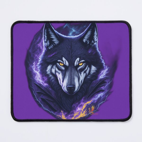 Item preview, Evil Genius Wolf (Purple) designed and sold by AmaziaCo.