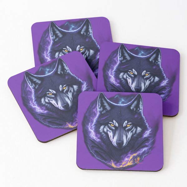 Item preview, Evil Genius Wolf (Purple) designed and sold by AmaziaCo.