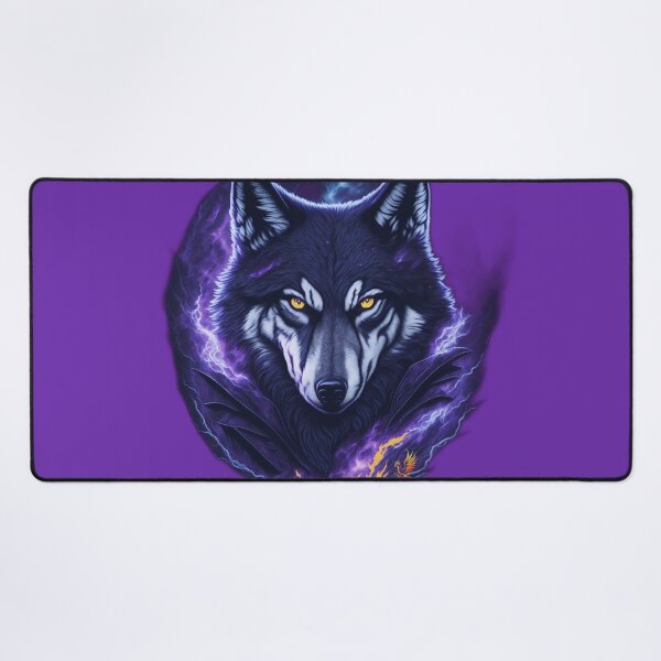 Item preview, Evil Genius Wolf (Purple) designed and sold by AmaziaCo.