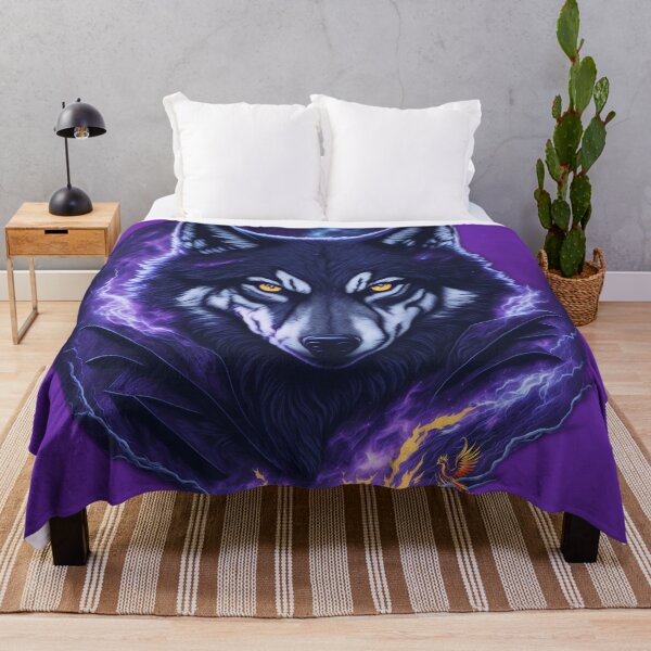 Item preview, Evil Genius Wolf (Purple) designed and sold by AmaziaCo.