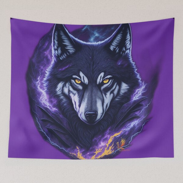 Item preview, Evil Genius Wolf (Purple) designed and sold by AmaziaCo.