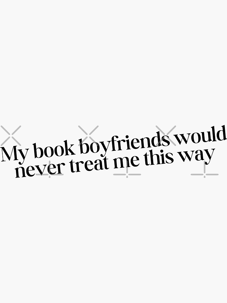 Thumbnail 3 of 3, Sticker, Book Boyfriends Fantasy Romance Booktok Reading designed and sold by MekaylaDionne-.