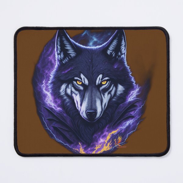 Item preview, Evil Genius Wolf (Brown) designed and sold by AmaziaCo.