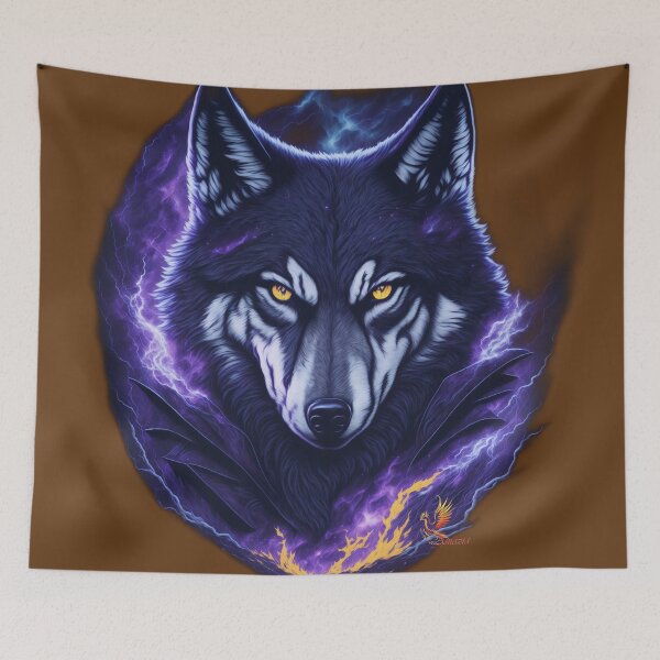 Item preview, Evil Genius Wolf (Brown) designed and sold by AmaziaCo.