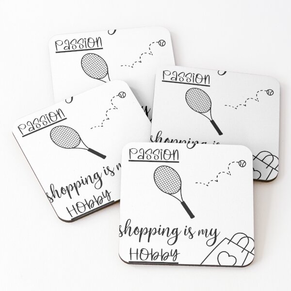 Item preview, Tennis Shopping Hobby Passion designed and sold by MollyBully.