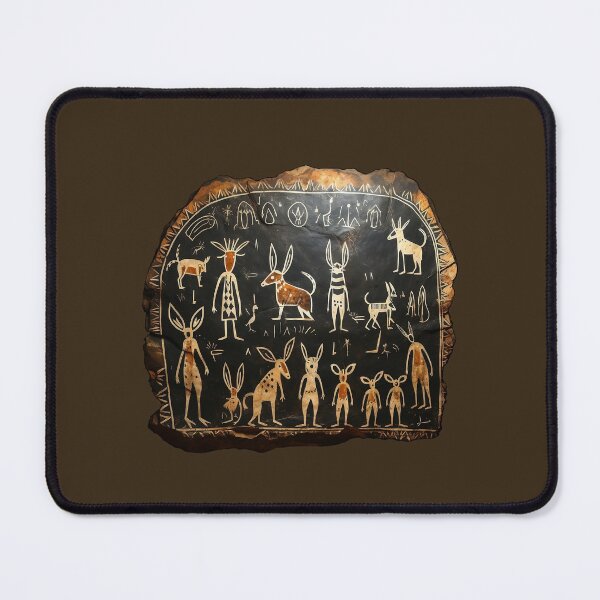 Item preview, Lascaux Bunnies - Cave Paiting designed and sold by MyBunnyverse.