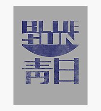 Blue Sun Vintage Style Shirt (Firefly/Serenity) Photographic Print